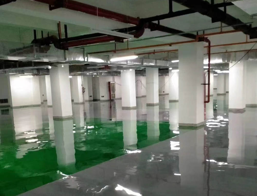 廣州碧桂園云頂車庫地坪漆施工項(xiàng)目